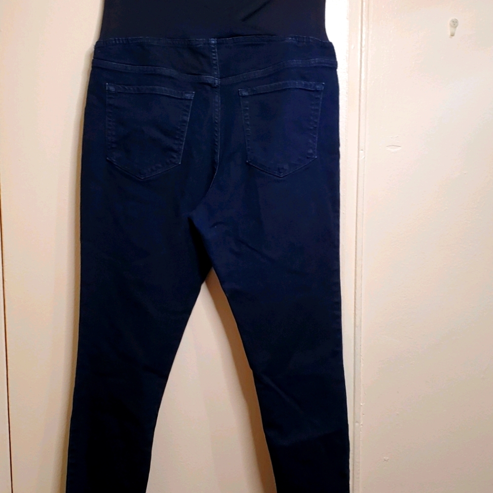 Maternity denim leggings